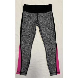 Lululemon Women's White Raspberry Pace Tight Flashback Static Leggings Size 8